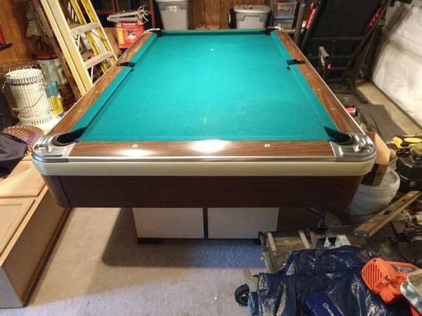 SOLO® - Durham - Brunswick Solid Slate Antique Pool Table-157