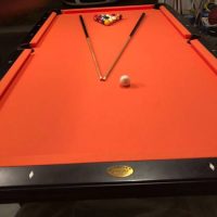 Olhausen Pool Table Orange Felt