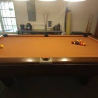 Pool Table And Light