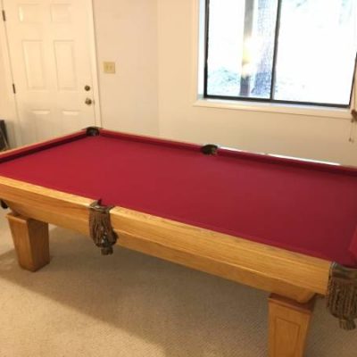 Full Size Pool Table with Ping Pong Top