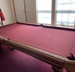 Gorgeous 8ft Gordon Taylor Pool Table