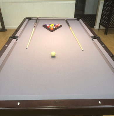 Custom Made Olhausen Pool Table with Bonus Package